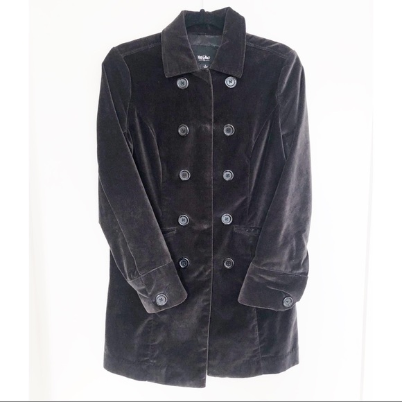 velvet peacoat sz S